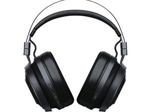 Razer Nari Ultimate Wireless 7 1 Surround Sound Gaming Headset Thx Audio Haptic Feedback Auto Adjust Headband Chroma Rgb Retractable Mic For Pc Ps4 Pewdiepie Edition Newegg Com