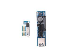 Mini PCI-E 1X Extension Cable Powered Riser Adapter Mini PCI-E 1X Extension Cable Powered Riser Adapter