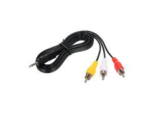 3.5mm RCA Audio Video Cable 3.5mm Jack to 3 RCA Male AV Wire Cord 1.2M DV MP4 Convertor 3.5mm RCA Audio Video Cable 3.5mm Jack to 3 RCA Male AV Wire Cord 1.2M DV MP4 Convertor