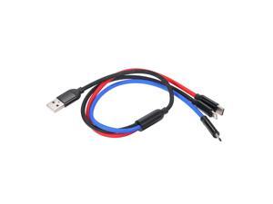 USB 3 in 1 Charging Cable with Micro USB/Type-c/Lighting for iPhone Xiaomi Huawei Samsung Nylon Braided Multiple USB Multifunction USB 3 in 1 Charging Cable with Micro USB/Type-c/Lighting for iPhone Xiaomi Huawei Samsung Nylon Braided Multiple USB Multifunction