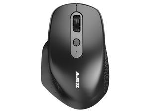 Ajazz i660T Multi-Mode Rechargeable Mouse BT4.0 2.4G Wireless USB Optical Mouse Replacement for Mac Notebook Desktop Black