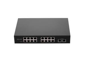 ZWD-16+2BZQN 16FE + 2GE POE Switch with 16 POE Ports 2 Gigabit Uplink IEEE 802.3af Standard POE Switch Power for IP Camera Wireless AP US Plug ZWD-16+2BZQN 16FE + 2GE POE Switch with 16 POE Ports 2 Gigabit Uplink IEEE 802.3af Standard POE Switch Power for IP Camera Wireless AP US Plug