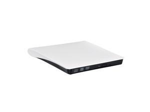 Ultra Slim Portable USB 3.0 SATA 9.5mm External Optical Disk Drive Case Box for PC Laptop Notebook White Ultra Slim Portable USB 3.0 SATA 9.5mm External Optical Disk Drive Case Box for PC Laptop Notebook White
