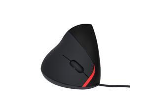 Optical Vertical Mouse Ergonomic Wired Mouse USB Mice 5 Button for PC Laptop(Black) Optical Vertical Mouse Ergonomic Wired Mouse USB Mice 5 Button for PC Laptop(Black)