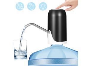 Electric Drinking Water Pump Portable USB Rechargeable Automatic Water Dispenser Intelligent Water-suction Device with Indicator Light for Home Office Camping