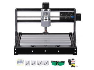 CNC3018 DIY CNC Router Kit 2-in-1 Mini Laser Engraving Machine GRBL Control 3 Axis for PCB PVC Plastic Acrylic Wood Carving Milling Engraving Machine with ER11 Collet and Protective Glasses XYZ