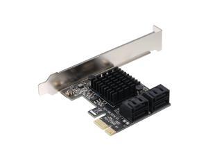 PCIE to SATA Card PCI-E Adapter PCI Express to SATA3.0 Expansion Card 4Port SATA III 6G for SSD HDD PCIE to SATA Card PCI-E Adapter PCI Express to SATA3.0 Expansion Card 4Port SATA III 6G for SSD HDD