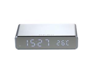 Wireless Charger Desk Clock LED Digital Clock Temperature Meter ?/ ? Switchable Wireless Charging Device Multifunctional LED Alarm Clock with Calendar for Home Office Dormitory Wireless Charger Desk Clock LED Digital Clock Temperature Meter ?/ ? Switchable Wireless Charging Device Multifunctional LED Alarm Clock with Calendar for Home Office Dormitory