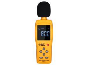 SMART SENSOR AS834+ Digital Sound Level Meter Digital Noisemeter LCD Sound Level Meter 30-130dB Noise Volume Measuring Instrument Decibel Monitoring Tester
