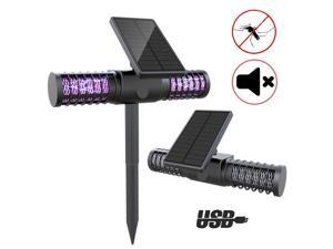 Solar Insect Killer Bug Zapper Light Camping Mosquito Killer Lamp Waterproof USB Powered Electric Lamp for Yard Garden Driveway Porch Walkway Pool Patio Solar Insect Killer Bug Zapper Light Camping Mosquito Killer Lamp Waterproof USB Powered Electric Lamp for Yard Garden Driveway Porch Walkway Pool Patio