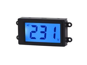 AC Digital Volt Meter 2 Wire 80-380V Blue LCD Display Voltage Monitor Voltmeter Industrial Electrical Voltage Tester Gauge Panel AC Digital Volt Meter 2 Wire 80-380V Blue LCD Display Voltage Monitor Voltmeter Industrial Electrical Voltage Tester Gauge Panel
