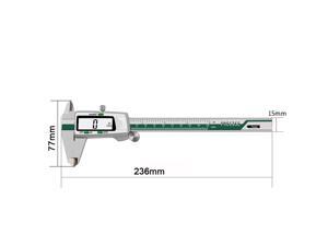 Stainless Steel High Accuracy Electronic LCD Digital Display Slide Caliper Vernier Ruler with Measuring Range of 0-150mm Stainless Steel High Accuracy Electronic LCD Digital Display Slide Caliper Vernier Ruler with Measuring Range of 0-150mm