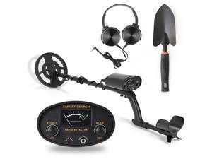 GT6100 Portable Easy Installation Underground Metal Detector High Sensitivity Jewelry Treasure Gold Metal Detecting Tool Finder with All Metal and Disc Operation Modes for Adults and Kids