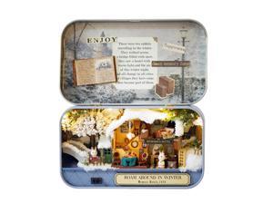 Funny Wooden Puzzle Box Theater DIY Miniature Dollhouse Model Home Decoration Kids Toy Gift Funny Wooden Puzzle Box Theater DIY Miniature Dollhouse Model Home Decoration Kids Toy Gift