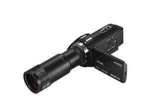 Andoer 4K HD Digital Video Camera Camcorder DV 16X Digital Zoom 3 Inch TouchScreen WiFi IR Night Vision with 2pcs Batteries + Stereo Condenser Microphone + 8X Telephoto Lens Andoer 4K HD Digital Video Camera Camcorder DV 16X Digital Zoom 3 Inch TouchScreen WiFi IR Night Vision with 2pcs Batteries + Stereo Condenser Microphone + 8X Telephoto Lens