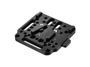 V-Lock Quick Release Plate Aluminum Alloy 1/4 Inch M3 M4 Countersink 1/4 Inch Thread for V-Mount Battery V-Lock Quick Release Plate Aluminum Alloy 1/4 Inch M3 M4 Countersink 1/4 Inch Thread for V-Mount Battery