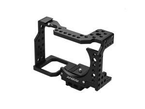 Andoer Camera Cage Video Film Movie Making Stabilizer Aluminum Alloy with Cold Shoe Mount Cable Clamp Mounting Adapter for Sony A7II/A7III/A7SII/A7M3/A7RII/A7RIII Camera Andoer Camera Cage Video Film Movie Making Stabilizer Aluminum Alloy with Cold Shoe Mount Cable Clamp Mounting Adapter for Sony A7II/A7III/A7SII/A7M3/A7RII/A7RIII Camera