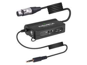 COMICA LINKFLEX AD1 Microphone Preamp Adapter XLR to 3.5mm Audio Converter for DSLR Camera Smartphone COMICA LINKFLEX AD1 Microphone Preamp Adapter XLR to 3.5mm Audio Converter for DSLR Camera Smartphone