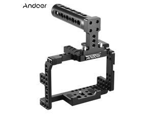 Andoer Protective Video Camera Cage Stabilizer Protector w/ Top Handle for Sony A7II A7RII A7SII ILDC Mirrorless Camcorder Andoer Protective Video Camera Cage Stabilizer Protector w/ Top Handle for Sony A7II A7RII A7SII ILDC Mirrorless Camcorder