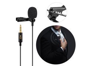 Professional Omni-directional Clip-on Lavalier Microphone Mic Cable Length 6M with 3.5mm Jack Adapter Windscreen for iPhone 6/6P Samsung Huawei Smartphone Tablet Laptop for Canon Sony Nikon Cameras Professional Omni-directional Clip-on Lavalier Microphone Mic Cable Length 6M with 3.5mm Jack Adapter Windscreen for iPhone 6/6P Samsung Huawei Smartphone Tablet Laptop for Canon Sony Nikon Cameras