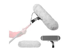 Microphone Wind Protect Cage + Windshield + Shock Mount Suspension System Compatible with RODE NTG1/NTG2/NTG3/NTG4/NTG4+ Microphones