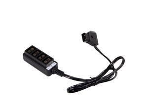 Male D-Tap B Type Power Tap to 4 Female D-Tap P-Tap Hub Adapter for Photography Power Male D-Tap B Type Power Tap to 4 Female D-Tap P-Tap Hub Adapter for Photography Power