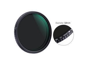 K&F CONCEPT 58mm Ultra-thin Adjustable Variable Neutral Density ND Filter Fader ND2-ND32 for Camera Lens for Canon Sony Nikon Cameras K&F CONCEPT 58mm Ultra-thin Adjustable Variable Neutral Density ND Filter Fader ND2-ND32 for Camera Lens for Canon Sony Nikon Cameras