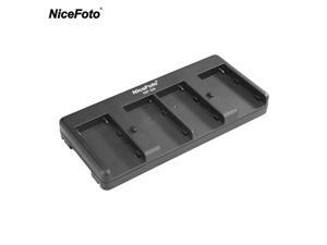 NiceFoto NP-04 NP-F Battery to V-Mount Battery Converter Adapter Plate 4-slot for Sony NP-F970/F750/F550 Battery for LED Video Light NiceFoto NP-04 NP-F Battery to V-Mount Battery Converter Adapter Plate 4-slot for Sony NP-F970/F750/F550 Battery for LED Video Light