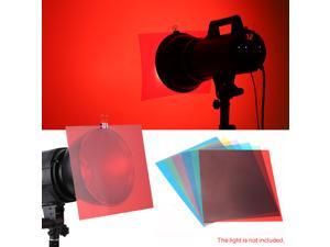 6pcs 25 * 20cm Transparent Lighting Color Correction Gel Sheets Filters Set for Flash Light Speedlite (Red/ Blue/ Green/ Cyan/ Yellow/ Magenta) 6pcs 25 * 20cm Transparent Lighting Color Correction Gel Sheets Filters Set for Flash Light Speedlite (Red/ Blue/ Green/ Cyan/ Yellow/ Magenta)