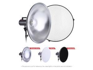 Studio Photography 70cm/27.6 Inch Speedlite Strobe Lighting Diffuser Beauty Dish Lampshade Bowens Mount with Reflector Honeycomb Soft Cloth Studio Photography 70cm/27.6 Inch Speedlite Strobe Lighting Diffuser Beauty Dish Lampshade Bowens Mount with Reflector Honeycomb Soft Cloth