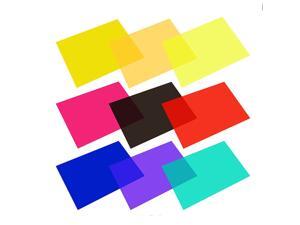 9pcs Transparent Lighting Color Correction Gel Sheets Filters Set for Flash Light Speedlite, Size 28 * 21cm(Red/Blue/Green/Yellow/Purple/Orange/Pink/Grey/Fluorescent Yellow) 9pcs Transparent Lighting Color Correction Gel Sheets Filters Set for Flash Light Speedlite, Size 28 * 21cm(Red/Blue/Green/Yellow/Purple/Orange/Pink/Grey/Fluorescent Yellow)