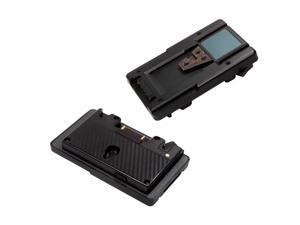 Gold Mount to V Mount Battery Adapter Plate Converter with D-tap Port for Panasonic Battery to Sony Camera S-GP-A Gold Mount to V Mount Battery Adapter Plate Converter with D-tap Port for Panasonic Battery to Sony Camera S-GP-A