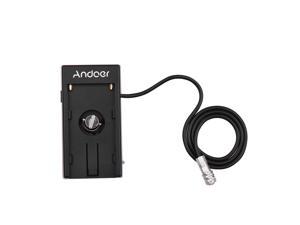Andoer Camera DV Battery Power Supply Mount Plate Adapter for Blackmagic Cinema Pocket Camera BMPCC 4K for Sony NP-F970 F750 F550 Battery