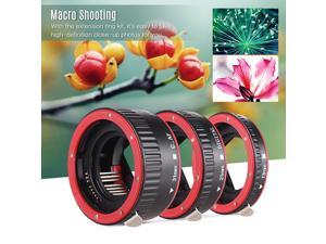 Andoer Portable Auto Focus AF Macro Extension Tube Adapter Ring (13mm +21mm +31mm) for Canon EOS EF EF-S Mount Lens for Canon 60D 7D 5D II 550D