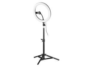 Andoer Video Streaming Kit with 10inch LED Ring Light Ball Head Tripod Remote Shutter with Phone Holder Andoer Video Streaming Kit with 10inch LED Ring Light Ball Head Tripod Remote Shutter with Phone Holder