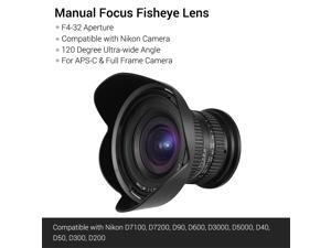 15mm f4.0 Macro Lens 120 Degree Wide Angle for Full Frame/APS-C Compatible with Nikon D7100/D7200/D90/D600/D3000/D5000/D40/D50/D300/D200 15mm f4.0 Macro Lens 120 Degree Wide Angle for Full Frame/APS-C Compatible with Nikon D7100/D7200/D90/D600/D3000/D5000/D40/D50/D300/D200