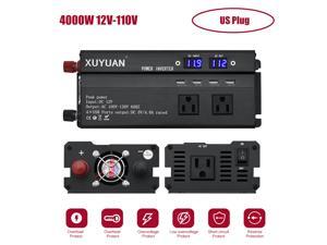 Car Inverter 3000W 4000W 5000W 12V/24V 110/220V DC to AC Power Inverter Dual Led Display Modified Sine Wave Power Voltage Transformer Converter Car Inverter 3000W 4000W 5000W 12V/24V 110/220V DC to AC Power Inverter Dual Led Display Modified Sine Wave Power Voltage Transformer Converter