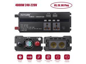 Car Inverter 3000W 4000W 5000W 12V/24V 110/220V DC to AC Power Inverter Dual Led Display Modified Sine Wave Power Voltage Transformer Converter Car Inverter 3000W 4000W 5000W 12V/24V 110/220V DC to AC Power Inverter Dual Led Display Modified Sine Wave Power Voltage Transformer Converter