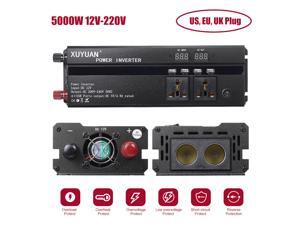 Car Inverter 3000W 4000W 5000W 12V/24V 110/220V DC to AC Power Inverter Dual Led Display Modified Sine Wave Power Voltage Transformer Converter Car Inverter 3000W 4000W 5000W 12V/24V 110/220V DC to AC Power Inverter Dual Led Display Modified Sine Wave Power Voltage Transformer Converter