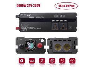 Car Inverter 3000W 4000W 5000W 12V/24V 110/220V DC to AC Power Inverter Dual Led Display Modified Sine Wave Power Voltage Transformer Converter Car Inverter 3000W 4000W 5000W 12V/24V 110/220V DC to AC Power Inverter Dual Led Display Modified Sine Wave Power Voltage Transformer Converter