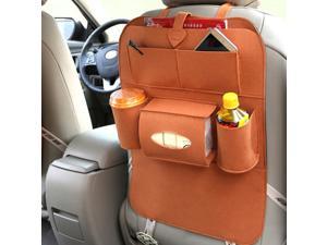 Auto Car Backseat Organizer Car-Styling Holder Felt Covers Versatile Multi-Pocket Seat Wool Felt Storage Container Hanging Box Multifunction Vehicle Accessories Bag