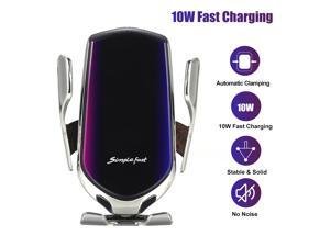 Car Charger Intelligent Auto-Sensing Clamping Fast Charging 360 Degree Rotation Air Vent Car Mount Holder Compatible with iPhone/Samsung/Huawei Car Charger Intelligent Auto-Sensing Clamping Fast Charging 360 Degree Rotation Air Vent Car Mount Holder Compatible with iPhone/Samsung/Huawei