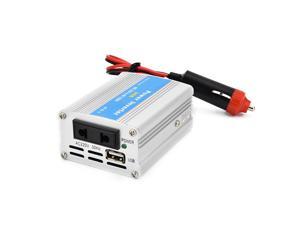 Portable Car Power Inverter 100W DC 12V to AC 220V Charger Converter Transformer with Charging USB Ports and Oulets Portable Car Power Inverter 100W DC 12V to AC 220V Charger Converter Transformer with Charging USB Ports and Oulets