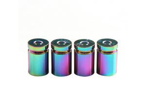 4Pcs Tire Valve Stem Cover Caps Aluminum Car Wheel Air Pressure Valve Cap Bullet Shell Dust Cap for Automotive Motorcycles Bicycles Tire Universal 4Pcs Tire Valve Stem Cover Caps Aluminum Car Wheel Air Pressure Valve Cap Bullet Shell Dust Cap for Automotive Motorcycles Bicycles Tire Universal
