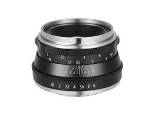 Andoer 25mm F1.8 Manual Focus Lens Large Aperture for Fujifilm Fuji X-A1/X-A10/X-A2/X-A3/X-AT/X-M1/X-M2/X-T1/X-T10/X-T2/X-T20/X-Pro1/X-Pro2/X-E1/X-E2/X-E2s FX-Mount Mirrorless Cameras 