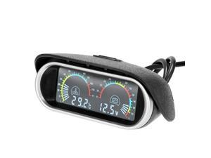 2 in 1 Universal 12.0V/24V LCD Liquid Crystal Car Digital Horizontal Gauge Water Temperature Voltage Gauges Meter Voltmeter 2 in 1 Universal 12.0V/24V LCD Liquid Crystal Car Digital Horizontal Gauge Water Temperature Voltage Gauges Meter Voltmeter