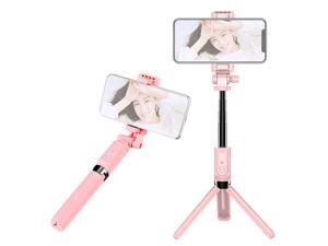 Selfie Tripod Stand and Phone Holder Multifunctional Cellphone Selfie Rod Extendable Smartphone Tripod with BT Wireless Remote Shutter Compatible with iPhone Samsung Huawei Phones Aluminum Alloy Pink Selfie Tripod Stand and Phone Holder Multifunctional Cellphone Selfie Rod Extendable Smartphone Tripod with BT Wireless Remote Shutter Compatible with iPhone Samsung Huawei Phones Aluminum Alloy Pink