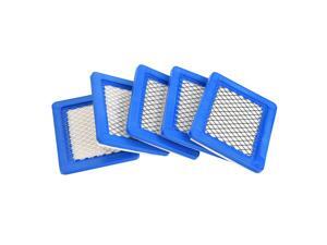 5 Pack 491588S Air Filter, Replacement for Briggs Stratton 491588 4915885 Flat OEM Air Cleaner Cartridge, Lawn Mower Air Filter 5 Pack 491588S Air Filter, Replacement for Briggs Stratton 491588 4915885 Flat OEM Air Cleaner Cartridge, Lawn Mower Air Filter