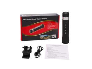 Outdoor Wireless BT Speaker Portable Bicycle Speaker with LED Flashlight 1200mAh Power Bank Waterproof Speaker with Microphone Multifunctional Music Torch for Biking, Travel Outdoor Wireless BT Speaker Portable Bicycle Speaker with LED Flashlight 1200mAh Power Bank Waterproof Speaker with Microphone Multifunctional Music Torch for Biking, Travel