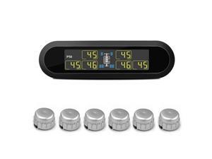 T650-Wireless Solar Power TPMS Tire Pressure Monitoring System RV Truck with 6 External Sensors Display Pressure and Temperature T650-Wireless Solar Power TPMS Tire Pressure Monitoring System RV Truck with 6 External Sensors Display Pressure and Temperature
